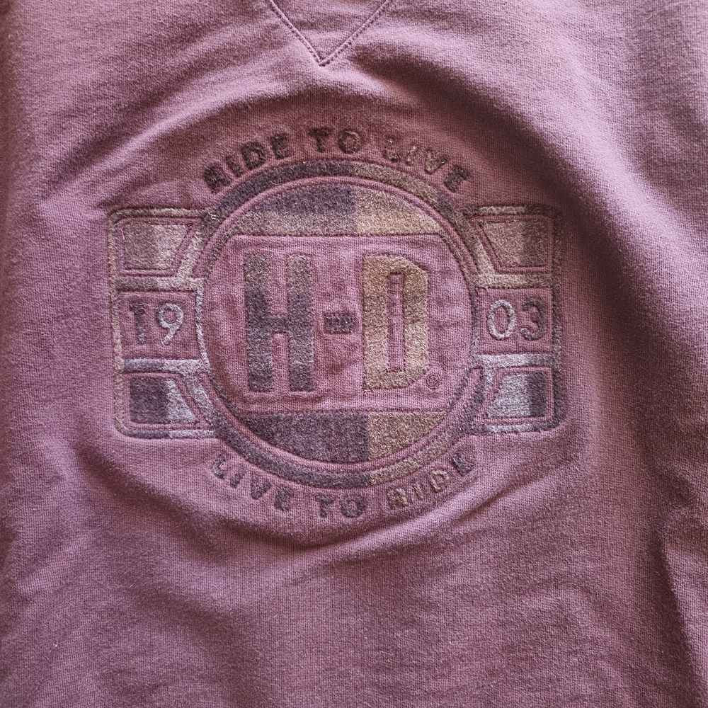 Harley-Davidson Burgundy Women's Sweatshirt - Picture 2 of 3